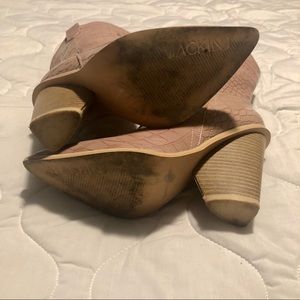 Lana Blush Pink Snake Skin Cowboy Boots